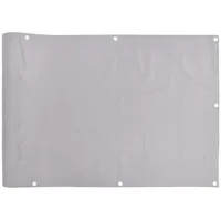 VidaXL Balkon-Sichtschutz Grau 400x75 cm PVC