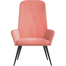 vidaXL Relaxsessel Rosa Samt 80 x 80 x 100 cm Rosa