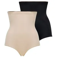 Conturelle 2er Pack Maxislip in sand schwarz | Gr.: