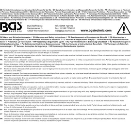 BGS Dämmstoffmesser 81730