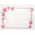 Papstar 250 Tischsets, Papier 30 cm x 40 cm weiss "Blumenranke"