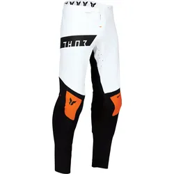 Thor Sportmode Rogue, Textilhose - Weiß/Schwarz/Orange - 40