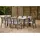 Siena Garden Silva Gartentisch 220 x 100 x 74 cm anthrazit/grau