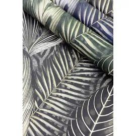 Rasch Textil Rasch Vliestapete African Queen III Blätter Dunkelgrün 10,05 x 0,53 m