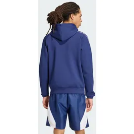 adidas STADIUM SMALL LOGO FULL-ZIP HOODIE - Dark Blue