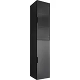 BASIC by Balculina Diosa Hochschrank 35 x 170 x 33 cm Schwarz Metall