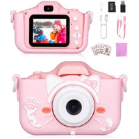 Kinderkamera, Fotoapparat Digitalkamera 2.0-Zoll-Bildschirm für Kinder,1080P HD