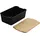 KESPER KESPER® Brotkasten Brotbox, Bambus, Kunststoff, (1-tlg), Deckel als Schneidebrett verwendbar schwarz