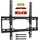 Maclean Brackets Maclean MC-412 TV Wandhalterung, Universal für 32-70" OLED/QLED/LCD/LED/Plasma Fernseher, max VESA 400x400, Max. Belastung bis 45kg, Neigungsverstellung +0°~-10°