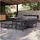 Okwish Gartenlounge-Set 8-tlg. grau