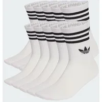 adidas 3-Streifen Crew Socken 10er Pack Weiß 37-39