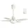 Sichler Haushaltsgeräte Kompakter 61 cm Deckenventilator Metall