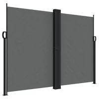 vidaXL Seitenmarkise Ausziehbar 180 x 600 cm Anthrazit Polyester