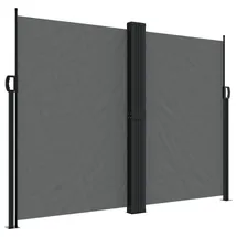 vidaXL Seitenmarkise Ausziehbar 180 x 600 cm Anthrazit Polyester
