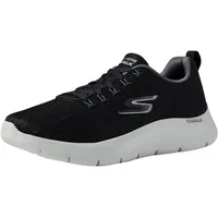 Skechers Go Walk Flex - Quota Herren Turnschuhe, Black Textile Grey Trim, 39.5 EU