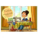 Calvendo Fröhlich eingefädelt (Wandkalender 2026 DIN A4 quer), CALVENDO Monatskalender