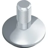 Bronea - 4 Stück Regulierschrauben M10 für Tischbeine Ø 30 mm und eckig | Stellfüsse verstellbare Regulierschraube für Möbelfüsse