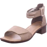 Rieker Damen Sandaletten 62684, Frauen Sandalen,offene,Schuhe,Strandschuhe,Sommersandalen,bequem,flach,Sommerschuhe,beige (62),39 EU /