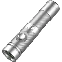 DIVEPRO S10 Bunte 1000 Lumen, kleine kompakte Tauchlampe, Tauchlicht, Lampe, 4 Farben erhältlich (Silber)