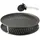 Zenker 7512 Pizzaset 3-teilig,Pizzableche,Pizzaschneider,Pizzablech rund (Ø 32 cm) gelocht,inkl. Pizzaschneider und Halter,für Pizza,Flammkuchen, Schwarz