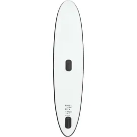vidaXL Aufblasbares SUP-Board mit Segel Set Schwarz und Weiß