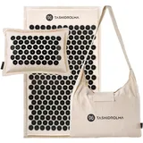 TASHIDROLMA Akupunktur Shakti Matte set, Akupressurmatte Mit Kissen und Tragetasche, 254-Pin, 27-Punkt-shakti-matte zur Entspannung von Rücken, Nacken und Füßen