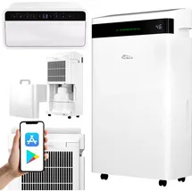 Tronitechnik TroniTechnik® Luftentfeuchter TT-EF 04.1, WiFi steuerbar, 20 l/24h, 5,5 l Tank, Kompressor, Auto-Swing, Timer, Farb-LED, Ionisator, für Räume bis 30 m2