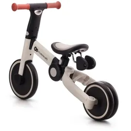 Kinderkraft 4TRIKE Dreirad 3 in 1, Leicht Rutscher, Laufrad, Zusammenklappbar, ergonomische Sattel, ab 12 Monat bis 5 Jahre, Grau, 69
