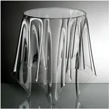 150 cm Ø Rund Tischdecke Durchsichtig Transparent SCHUTZDECKE PVC Vinyl Neu