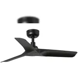 FARO Hey S 90 cm Deckenventilator Schwarz