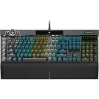 Corsair K100 optische mechanische RGB-Gaming-Tastatur OPX optische mechanische RGB-Tastenschalter - AXON HyperProcessing-Technologie für 4X schnelleren Durchsatz - Englische Tastatur