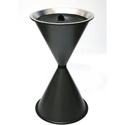 Stand Aschenbecher Diabolo 71x40cm graphit inkl. 25 kg Quarzsand SZAGATO Aschenbecher groß Stand-Aschenbecher außen Aschenbecher stehend draußen