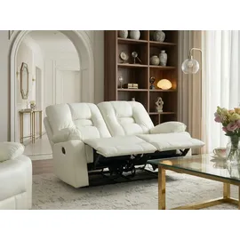 Beliani Sofa manuell verstellbar 2-sitzer Bergen