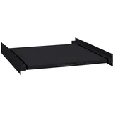 vidaXL Waschmaschinen Zwischenablage Schwarz 60 x 60 x 8 cm Stahl