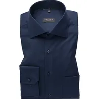 Eterna Langarmhemd Blau 41