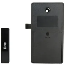 Schloss mit RFID-Kartenleser F131, Aluminium, schwarz