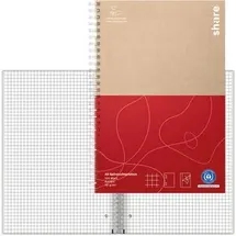 Share Collegeblock 4-0016-A5, A5, Innenrand, 70 g/m2, 100