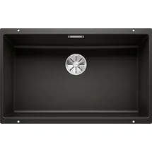 Blanco Subline 700-U mittig Unterbau schwarz Silgranit Handbetätigung 730 x 460 mm