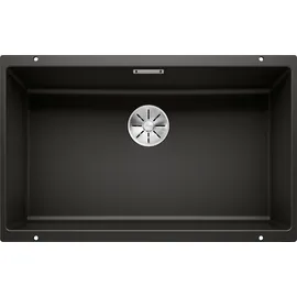 Blanco Subline 700-U mittig Unterbau schwarz Silgranit Handbetätigung 730 x 460 mm
