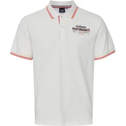 Poloshirt FQ1924 "Poloshirt FQWiar", Herren, Gr. XL, weiß (cloud dancer), Obermaterial: 87% Baumwolle CO. 8% Viskose CV. 5% Elasthan EL., Shirts