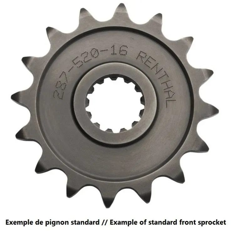 RENTHAL Standaard stalen tandwiel 429 - 520