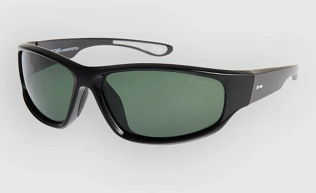 Dot Dash Eclipse Shiny Black Sonnenbrille polarized green Gr. Uni