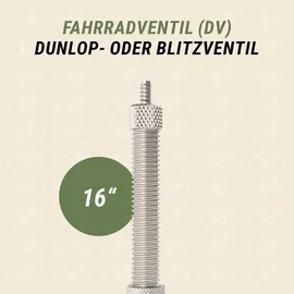 Prophete Schlauch 0178 16 Zoll Dunlopventil