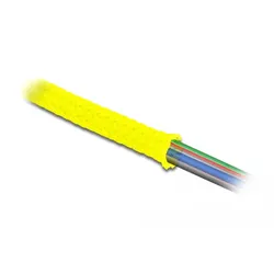 Delock Geflechtschlauch - dehnbar - 2 m - Gelb