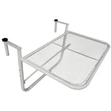 Outsunny Balkonhängetisch 60 x 56 x 45 cm Weiß