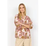 Soyaconcept Druckbluse SC-CAM 2 Rapture Rose Combi S