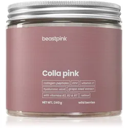 BeastPink Colla Pink Pulver zur Herstellung von Getränken mit Kollagen Geschmack Wild Berries 240 g