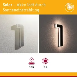 Paulmann Hausnummernleuchte 79842 Schwarz