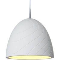 Paco Home Pendelleuchte »GRIP«, 1 flammig-flammig, LED, E27, Lampe Für Wohnzimmer Esszimmer Küche, Höhenverstellbar, weiß