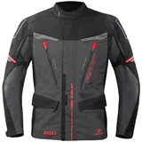 Germot Argos Textiljacke wasserdicht Schwarz/Grau/Rot - M